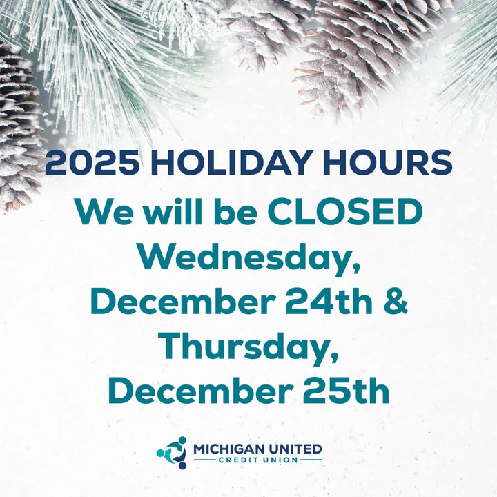 A post from Michigan United Credit Union