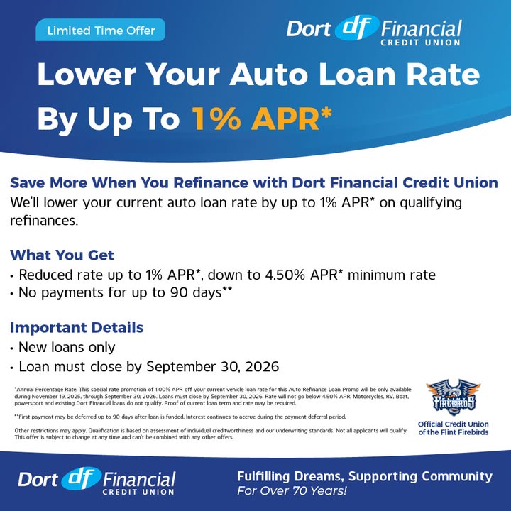 Refinance your auto loan and make no payment for up to 90 Days!