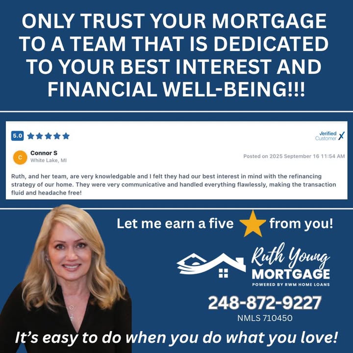 A post from Ruth Young Mortgage