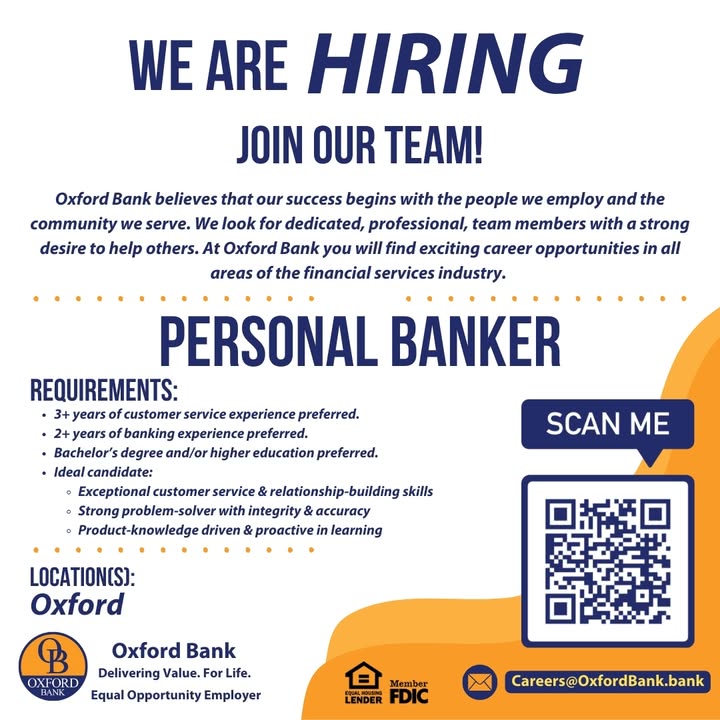 Photos from Oxford Bank's post