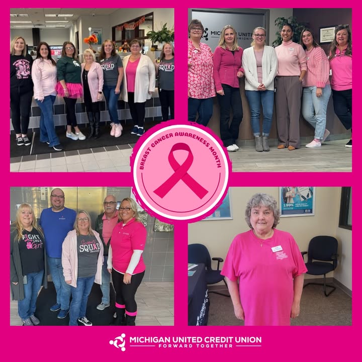 We wore pink today to stand with those impacted by breast cancer