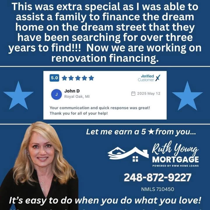A post from Ruth Young Mortgage