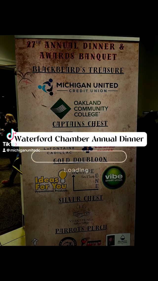 Proud to sponsor the @waccchambermi 27th Annual Dinner & Awards 🏴‍☠️⚓️ Congratulation to our very own Renee for the Alphabet Spi...