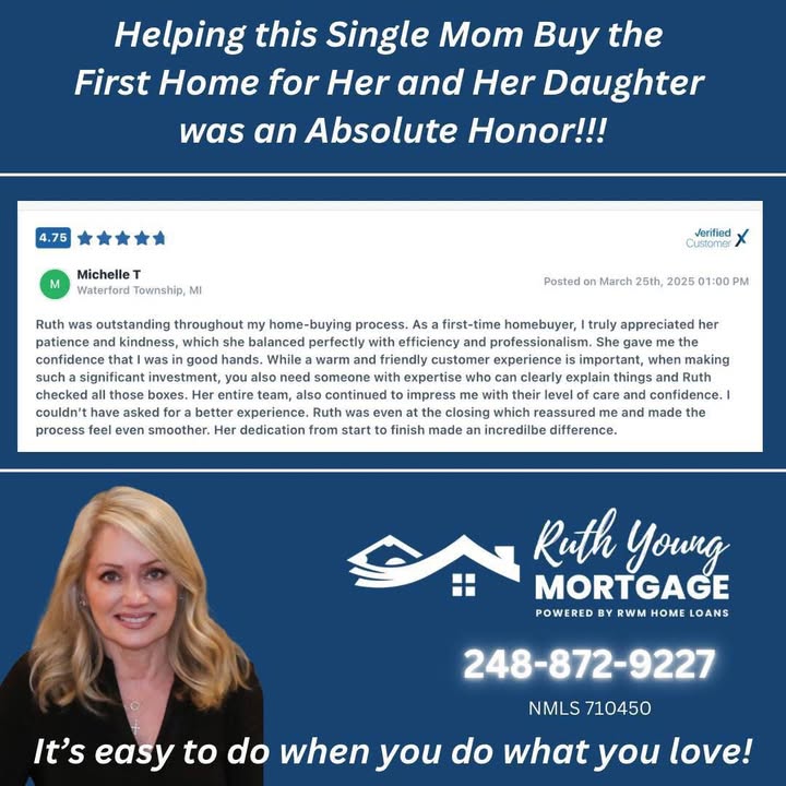 A post from Ruth Young Mortgage