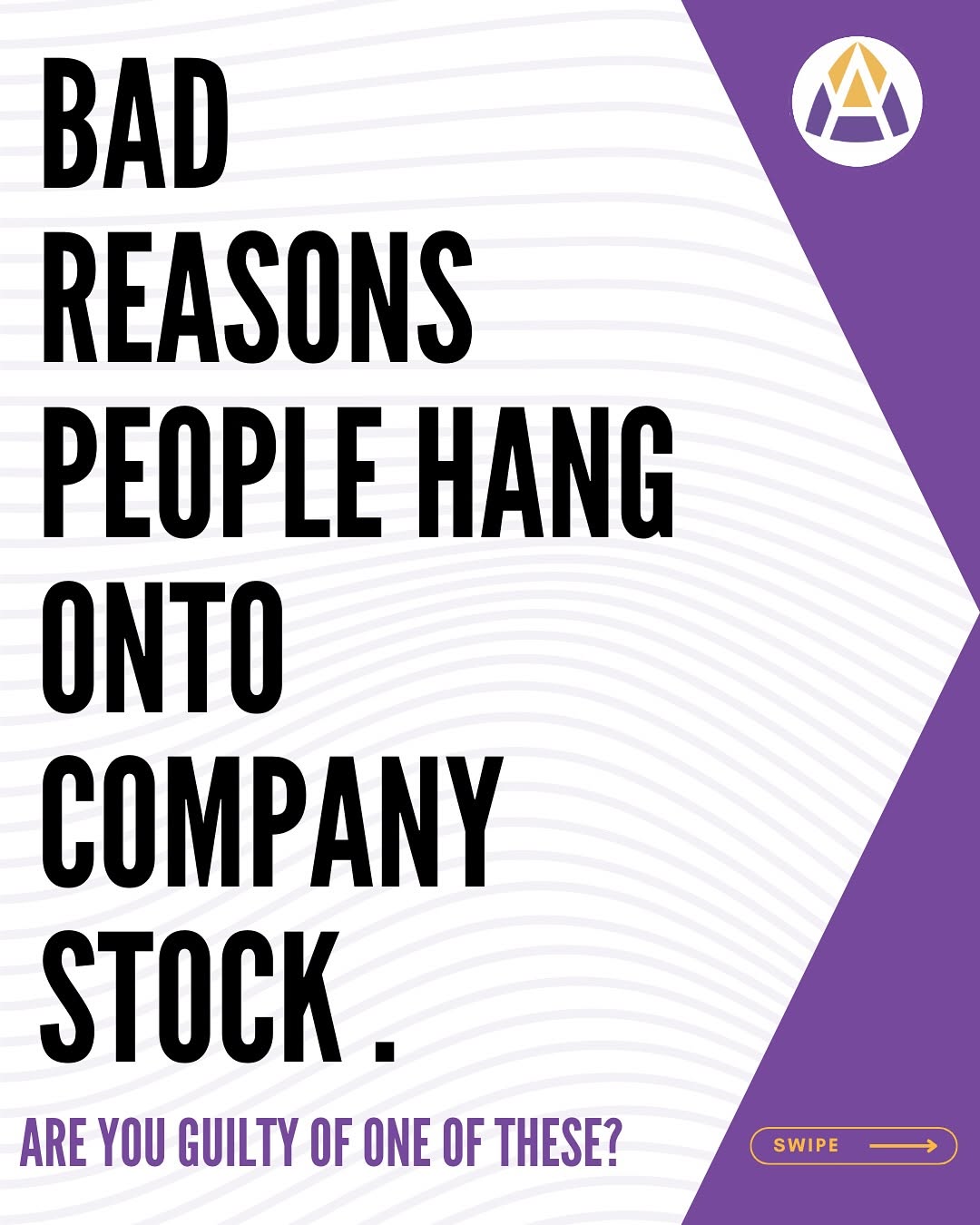 So many women I work with hold on to way too much company stock for the wrong reasons. 👉 “My coworkers aren’t selling.”...