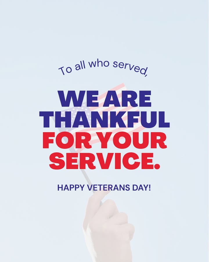 On this Veterans Day, we’re taking a moment to reflect and say thank you