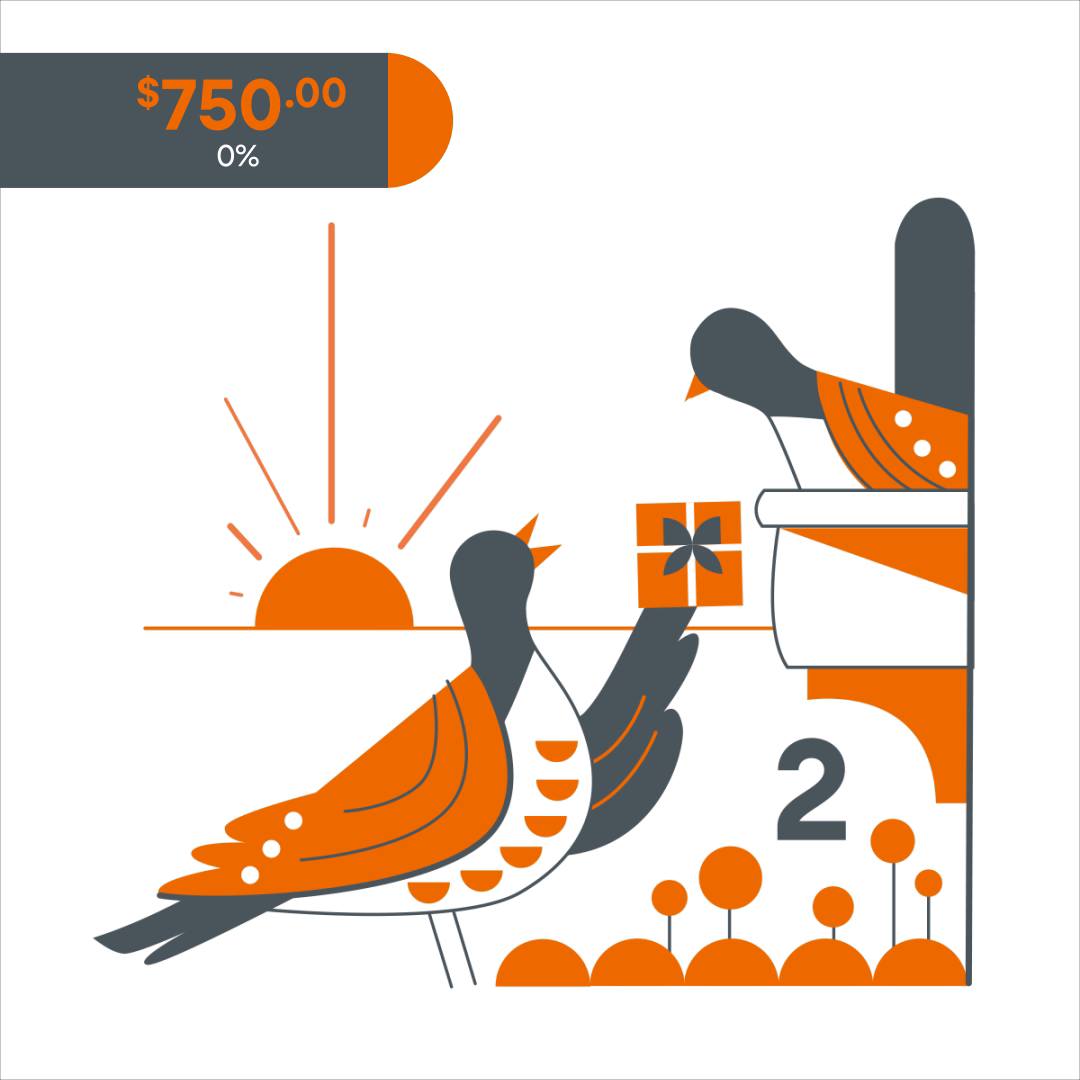 The price of the two turtledoves stayed the same, but they are still a high-end gift at $750