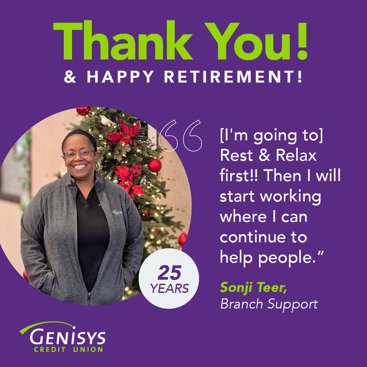 After 25 years of service, Sonji is retiring