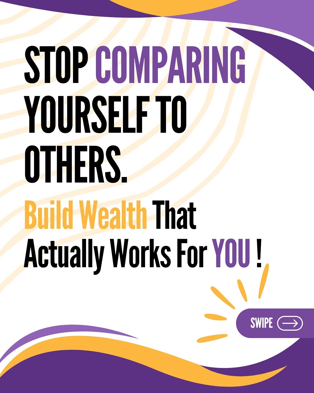 Stop comparing yourself to others — it’s not a measure of wealth. True financial security is quiet, intentional, and bui...