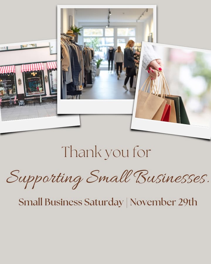 Small Business Saturday is here, and we’re taking a moment to say thank you