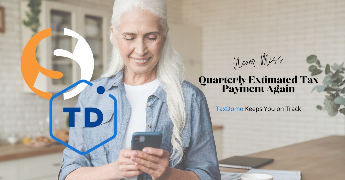Quarterly tax payment reminders are built into TaxDome so you never miss a payment!