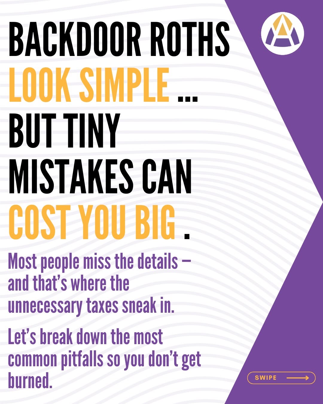 Backdoor Roths can be incredibly powerful — when done correctly. I see small mistakes all the time that quietly create u...