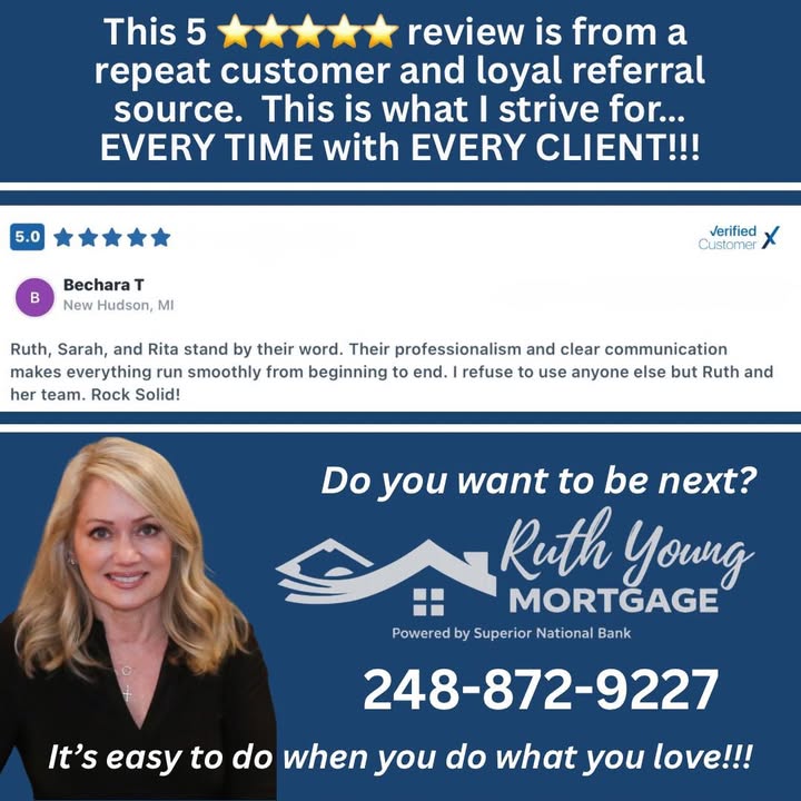 A post from Ruth Young Mortgage