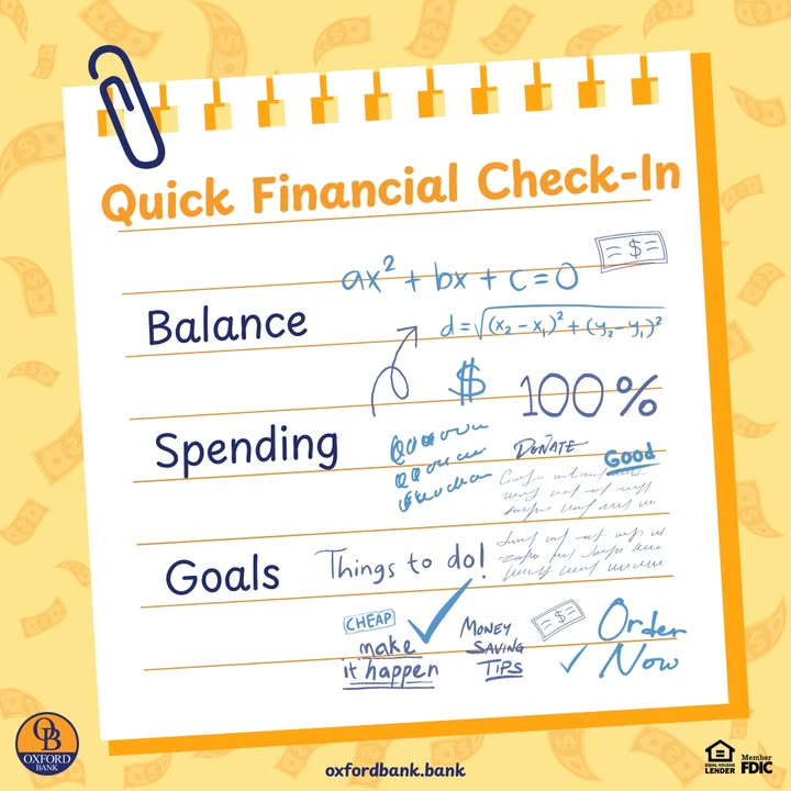 A quick check in can help you stay aligned with your goals: