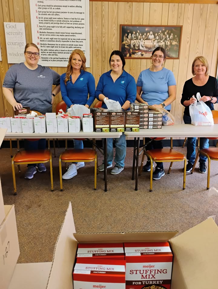 Huge thanks to the amazing team of 5 ladies from Dort Credit Union ( Dort Financial ) who volunteered with us today at Outreach ...