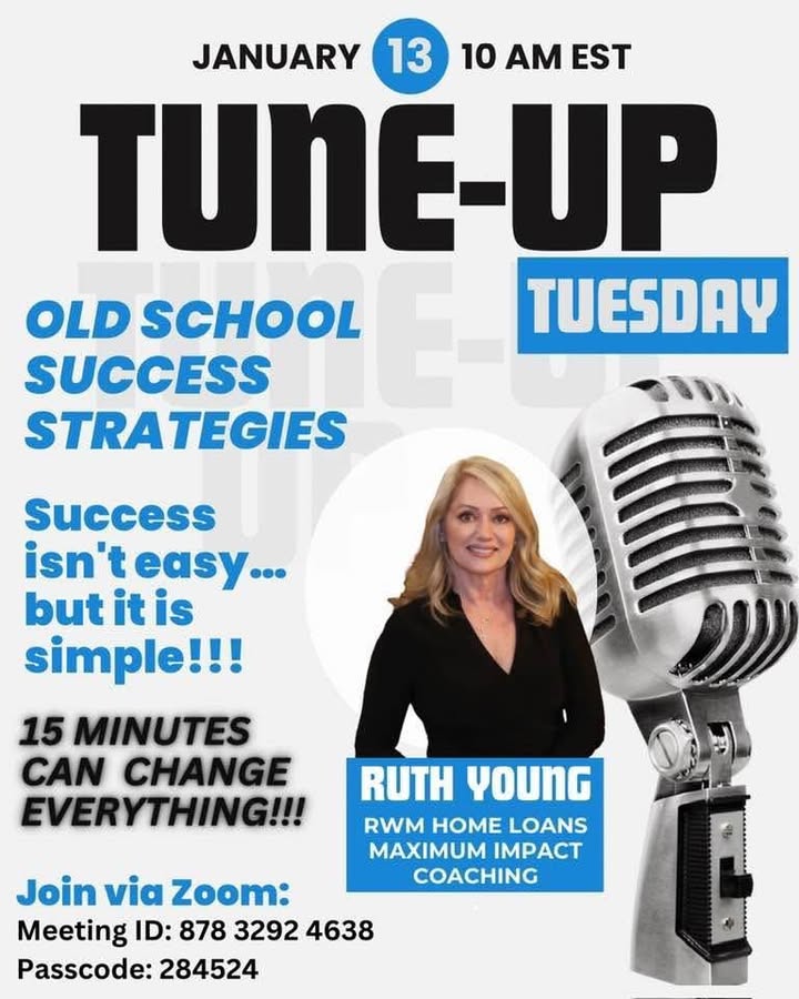 A post from Ruth Young Mortgage