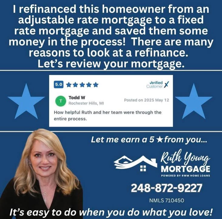 A post from Ruth Young Mortgage
