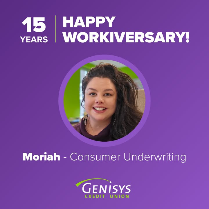 Happy Workiversary, Moriah!