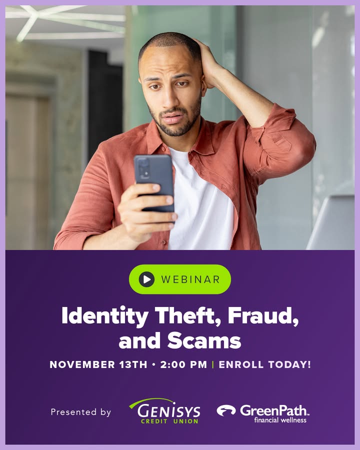 Join Genisys and GreenPath Financial to learn what identity theft, fraud, and scams are, commonly used elder fraud tactics and w...
