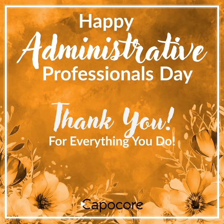 Happy Administrative Professionals Day!