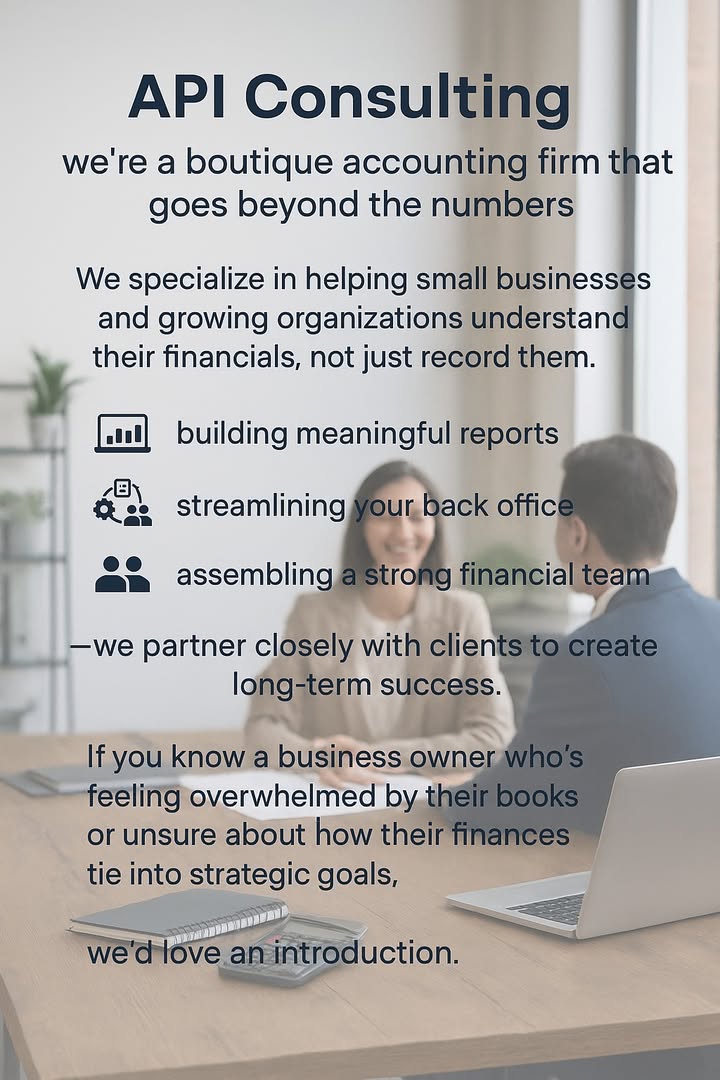 A post from API Consulting