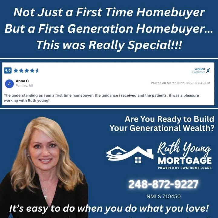 A post from Ruth Young Mortgage