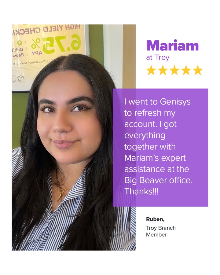 Way to go on your latest review, Mariam!