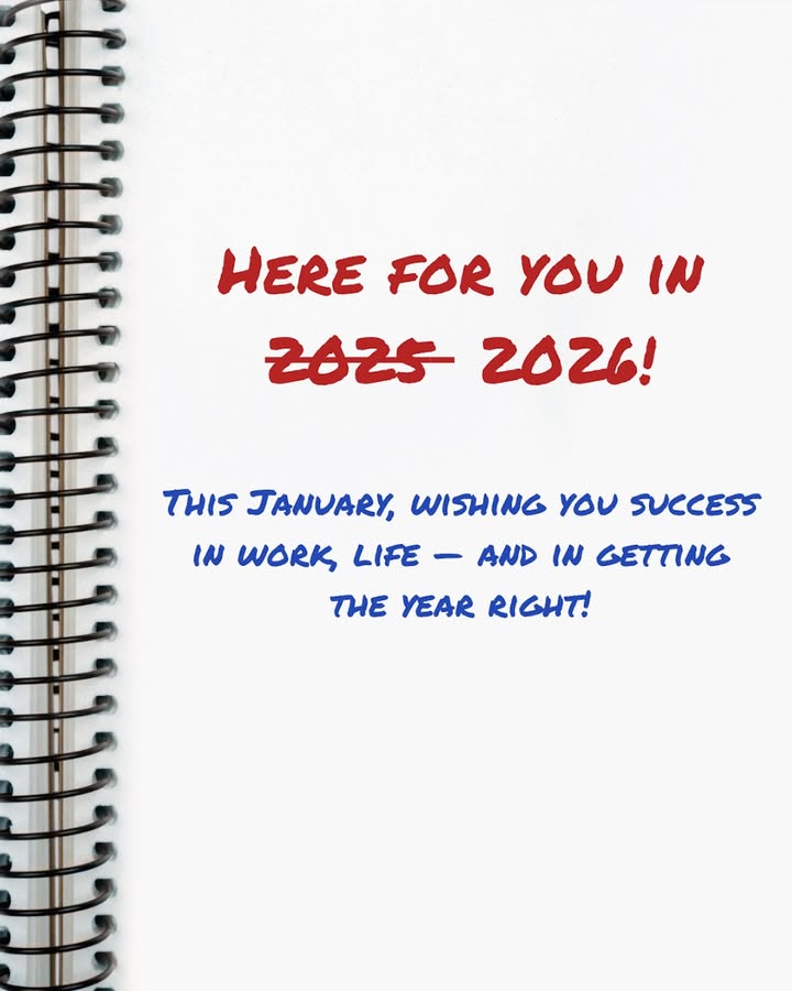 Still writing “2025” on everything?