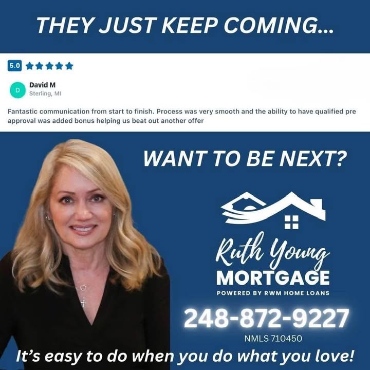A post from Ruth Young Mortgage