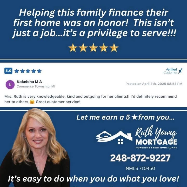 A post from Ruth Young Mortgage