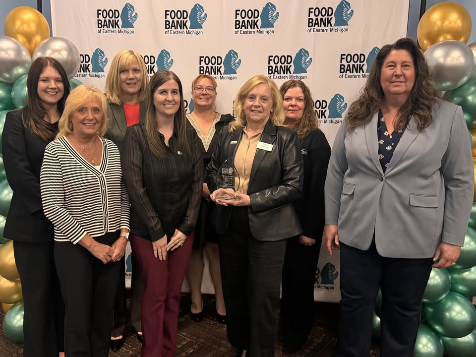 Genisys Credit Union is incredibly honored to receive the Philanthropic Leadership Award from the Food Bank of Eastern Michigan!