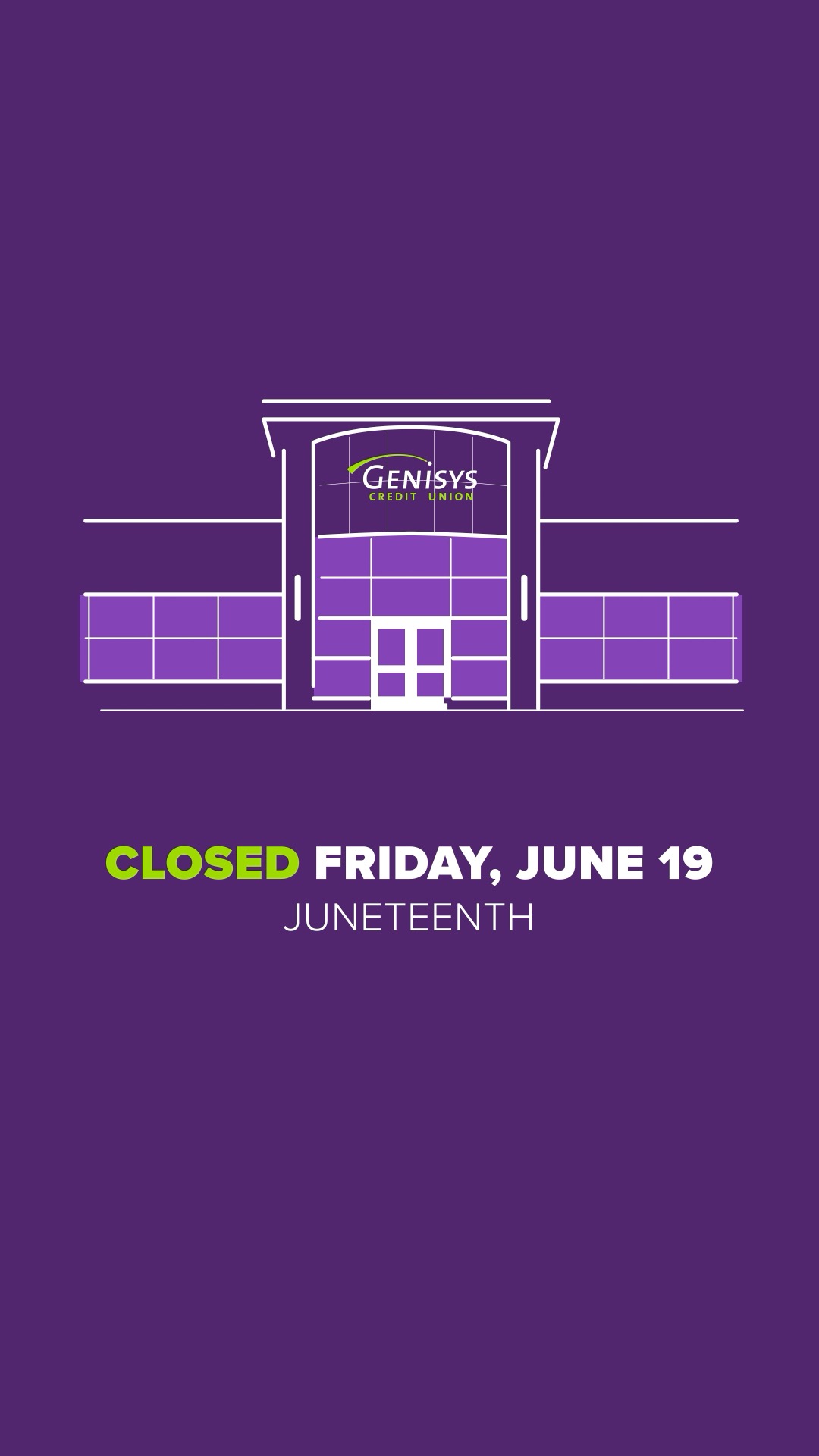 We will be closed Friday, 6/19 for Juneteenth
