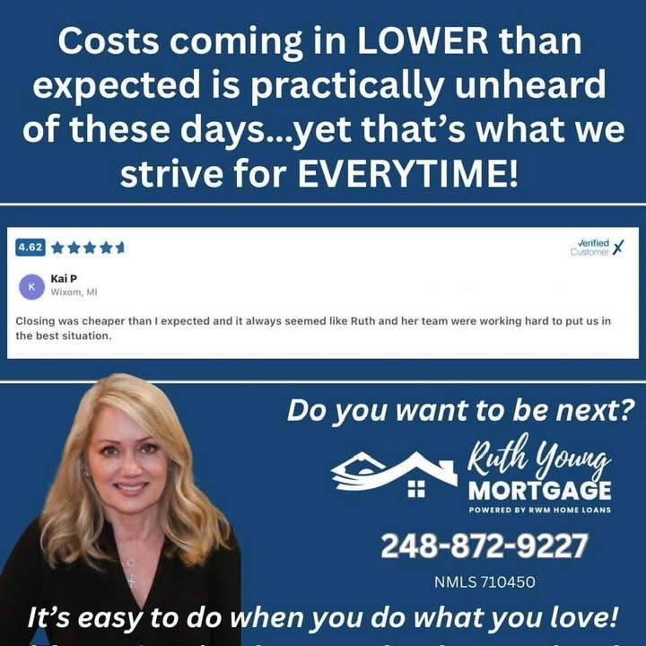 A post from Ruth Young Mortgage