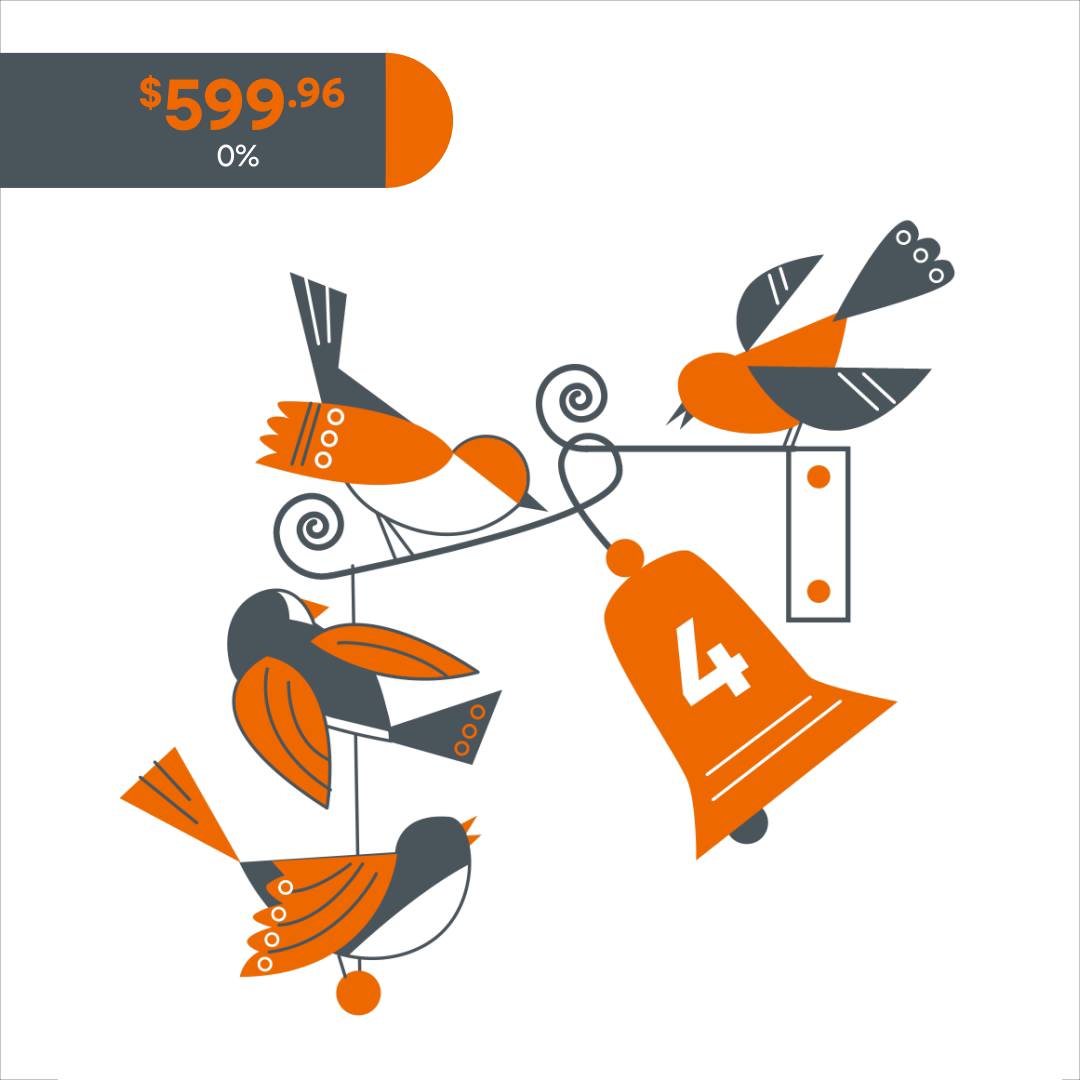 The price of the four calling birds has been holding steady