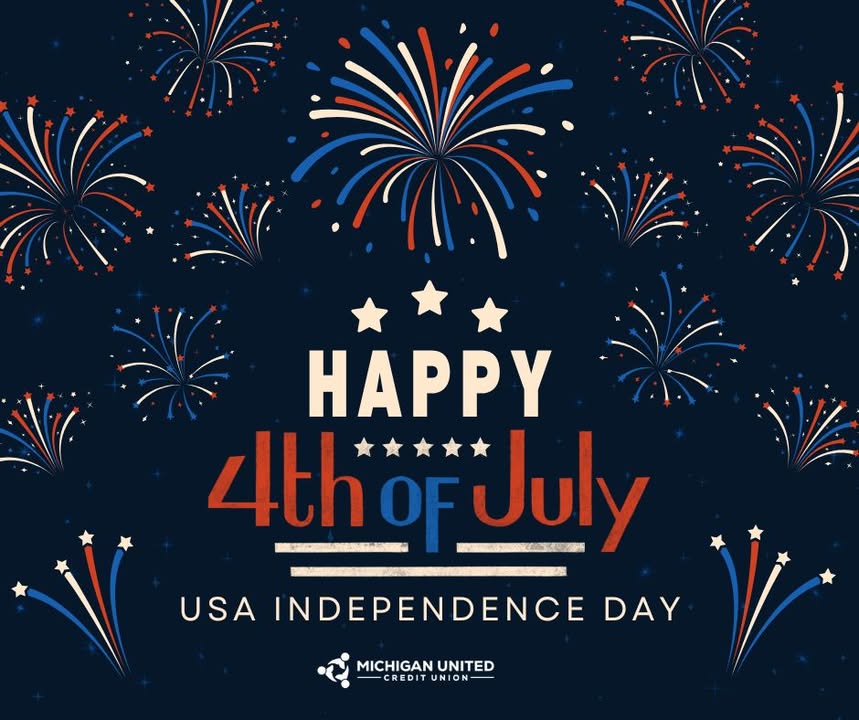 All branches are CLOSED today, Friday, July 4th and Saturday, July 5th