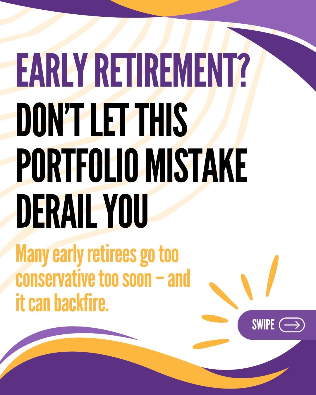 Thinking about retiring early? 🏖️ One of the biggest mistakes I see is going too conservative too soon. Many early reti...