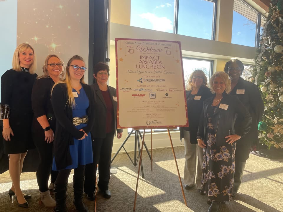 We’re honored to serve as the Title Sponsor for the Orion Area Chamber of Commerce Impact Awards Luncheon on Thursday, December ...