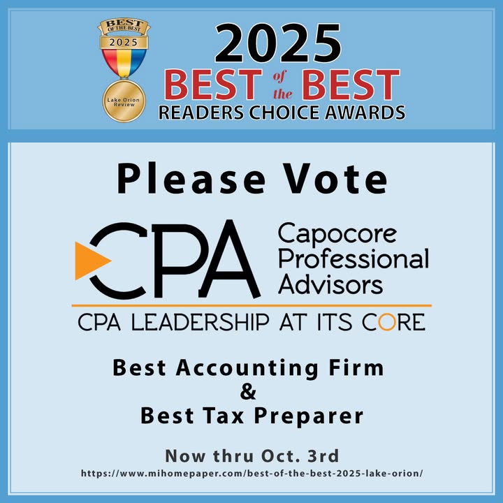 Each year, the Lake Orion  community votes for their Best of the Best and we would be honored to have your support!