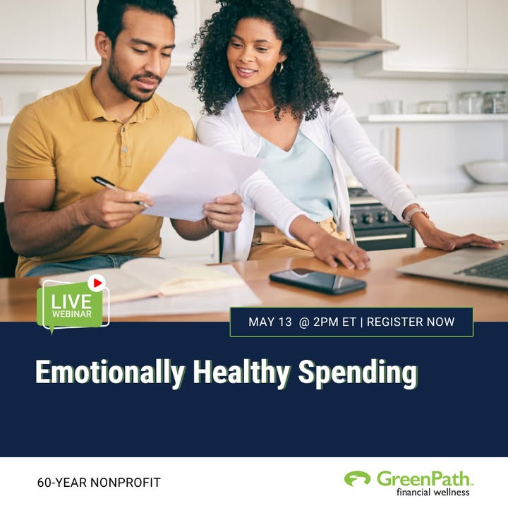 Join GreenPath for an empowering session on emotionally healthy spending