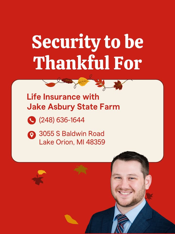 With life insurance from Jake Asbury State Farm, you can savor every moment of your meal knowing everyone at the table is protec...
